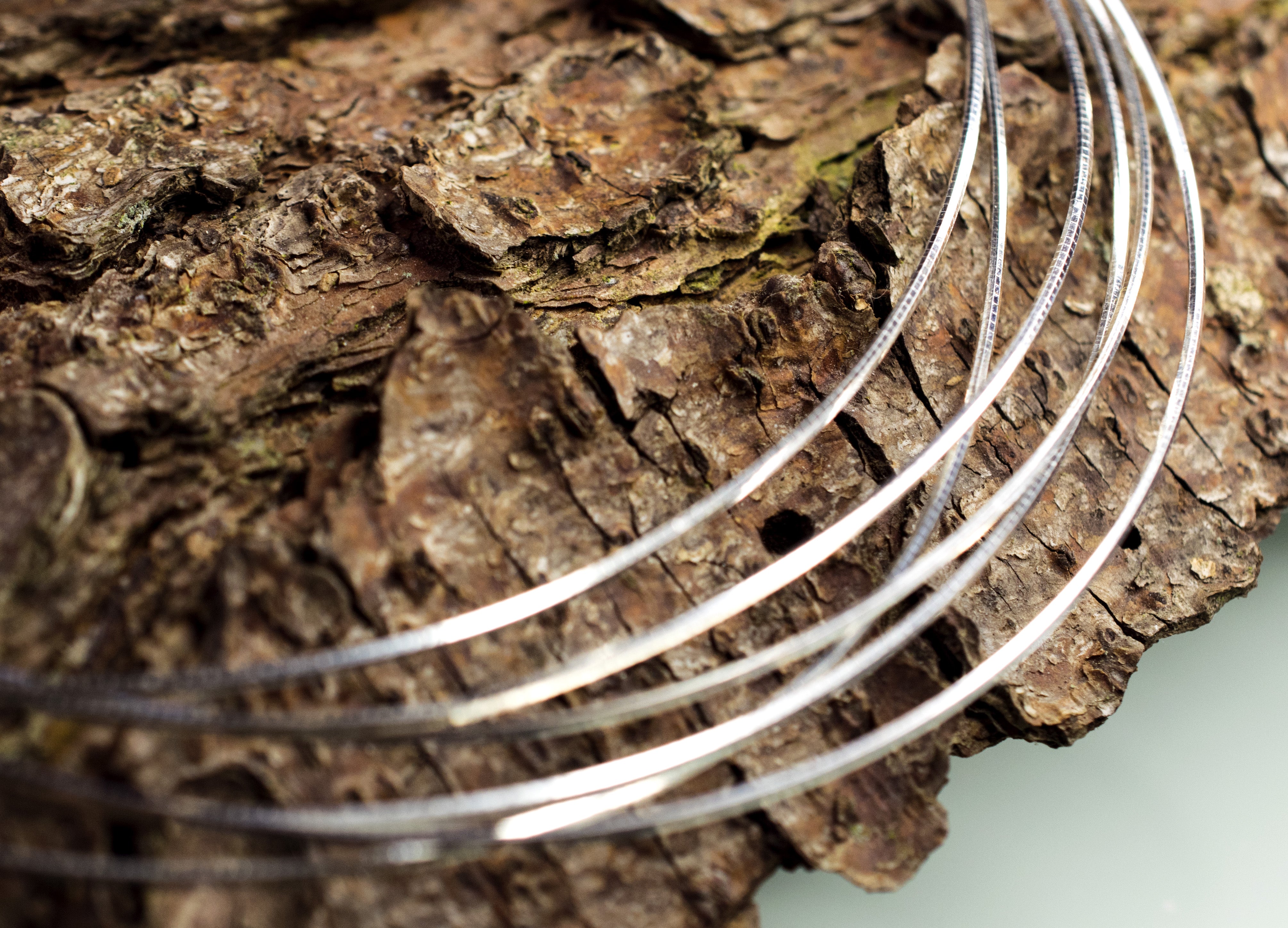 Omegaketten Diamond cut Ø 1,2 mm aus 925/Silber in 40 / 42 und 50 cm